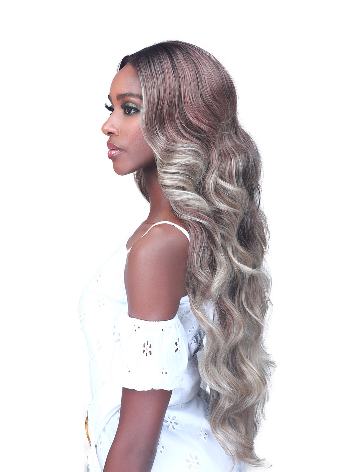 Bobbi Boss Synthetic 13x4 HD Glueless Deep Lace Wig MLF251 ARYA