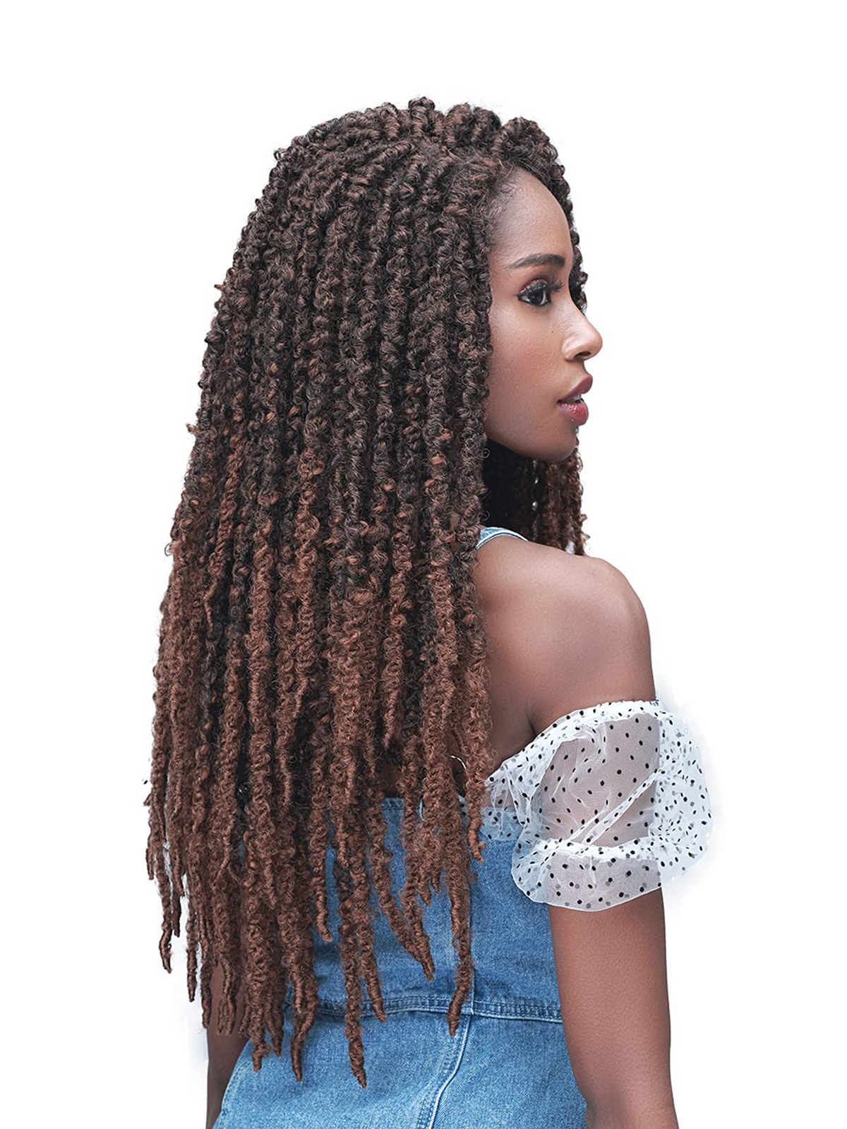 Bobbi Boss 4X4 Lace Wig MLF615 Calif. Butterfly Locs 26