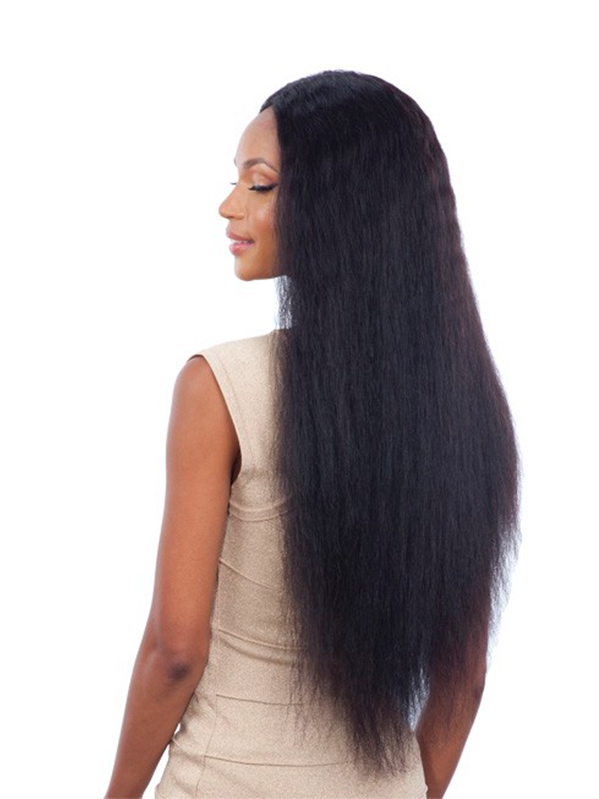 Mayde 100% Human Hair 5" Lace Part Wig Wet & Wavy Bohemian Curl 30"