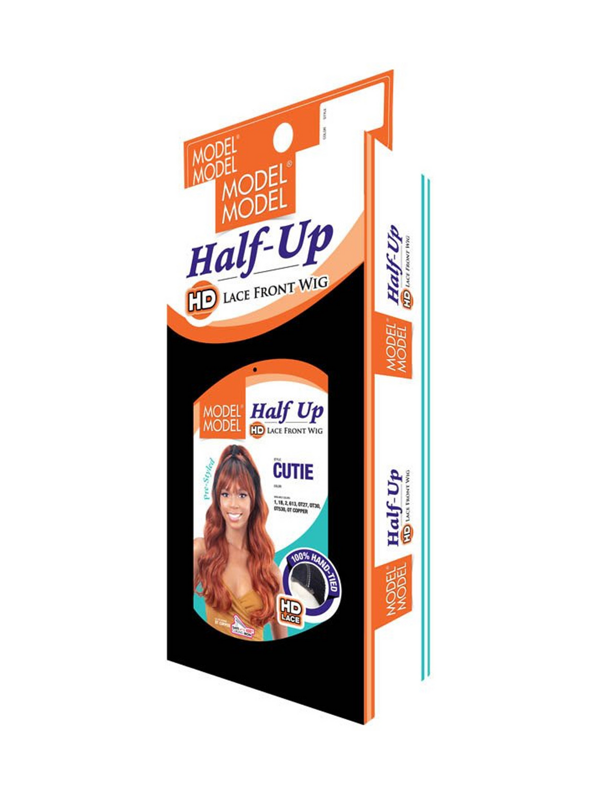 Model Model Synthetic Half-Up HD Lace Front Wig Cutie