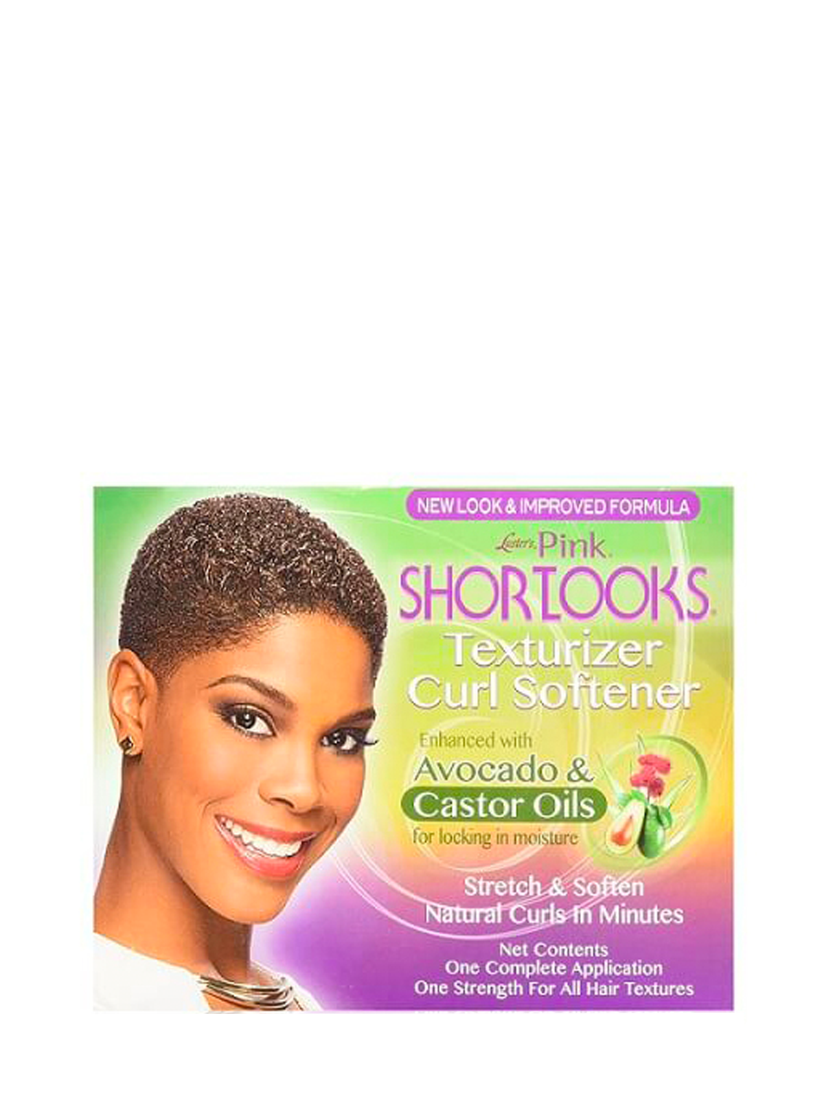 Pink Shortlooks Texturizer Curl Softener Kit