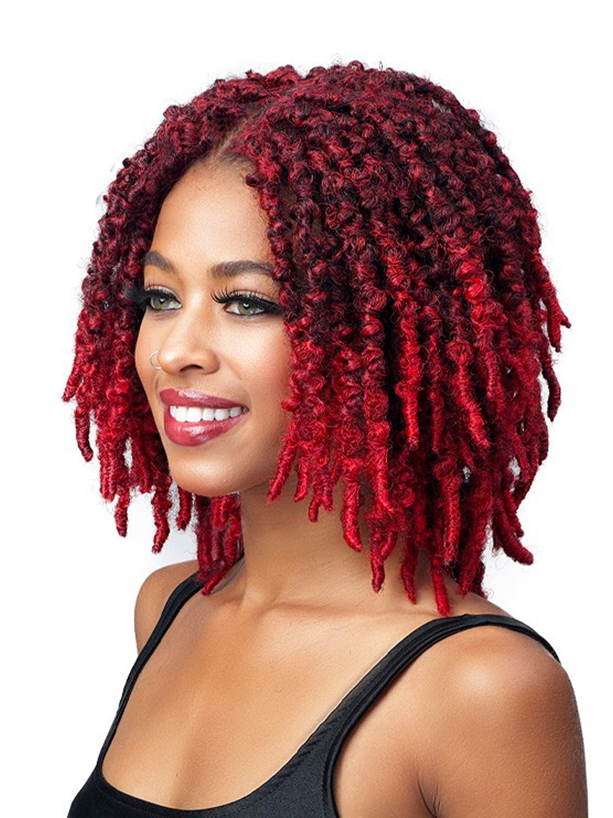 Bobbi Boss 4x4 Braided Lace Wig MLF613 Calif. Butterfly Locs 12