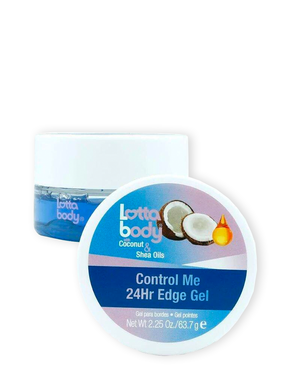 Lottabody Coconut & Shea Oils Control Me 24Hr Edge Gel 2.25oz