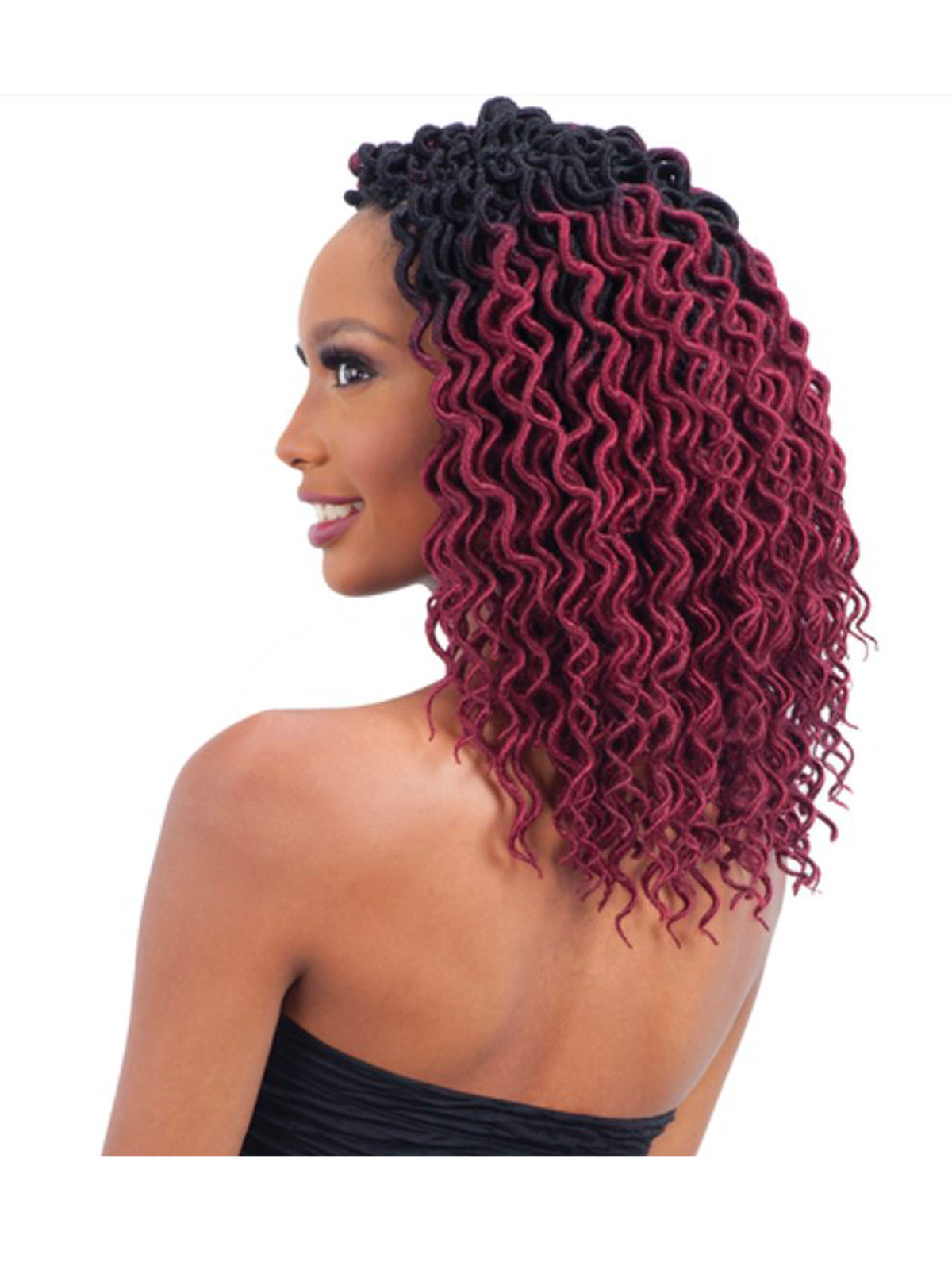 Shake-N-Go Freetress Curly Faux Loc Small