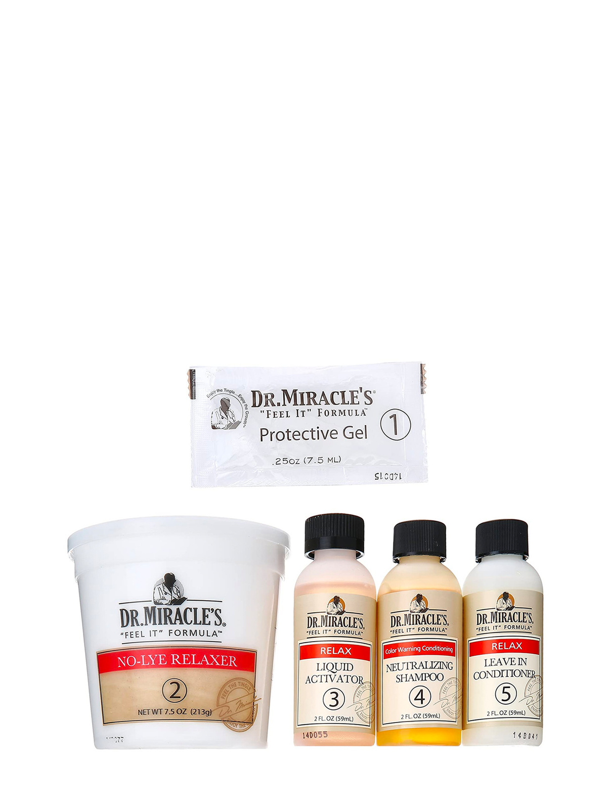 Dr. Miracle's Feel it Formula No-Lye Relaxer Kit Regular