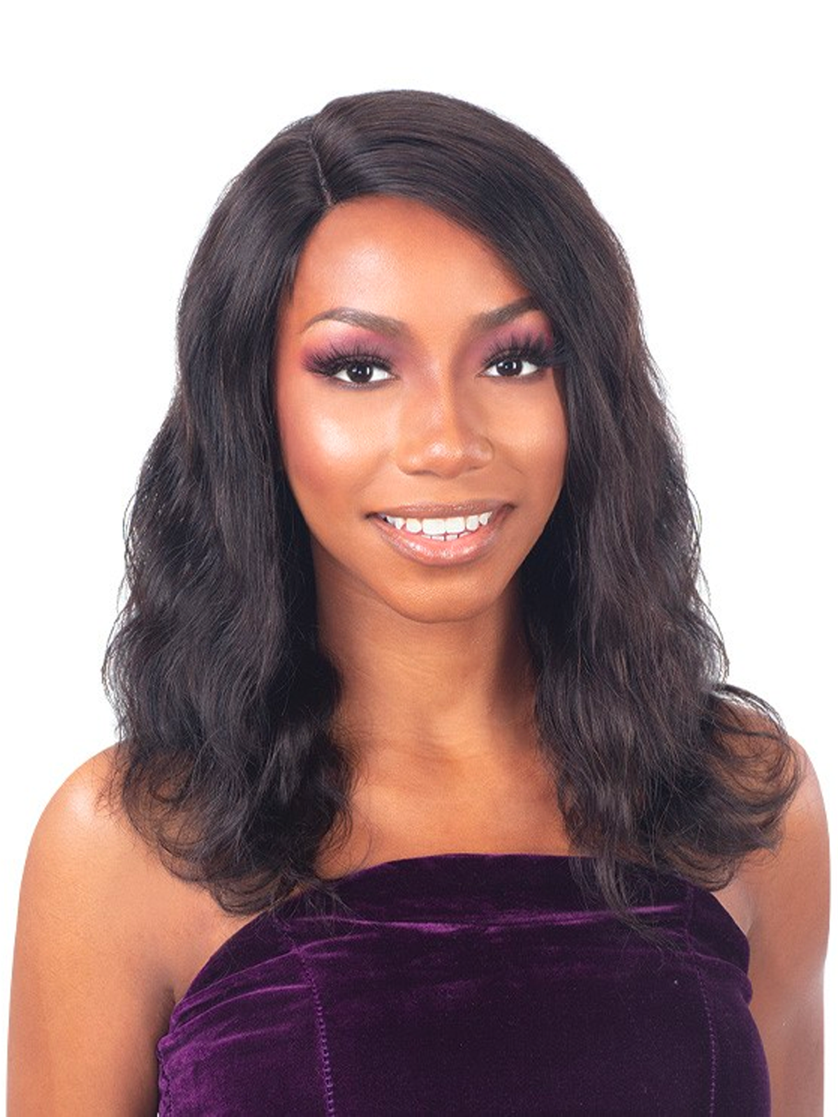 JENNA(Model Model 100% Human Hair 5" R-PART HD Lace Front Wig Jenna