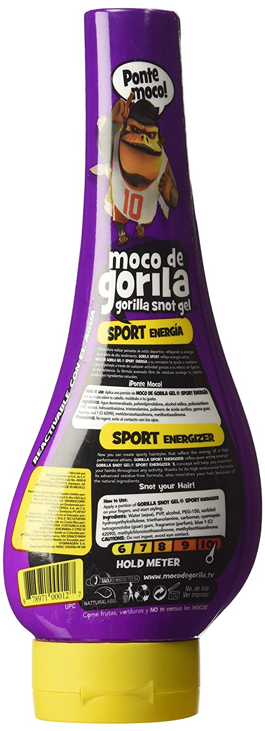 Moco de Gorilla Snot Gel Sport Purple Squeeze Bottle 11.9oz