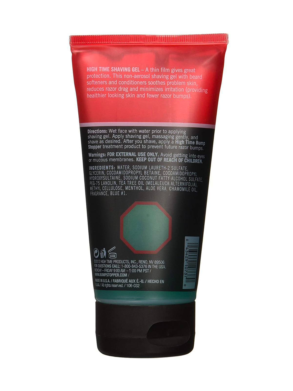 High Time Bump Stopper Artic Haze Shave Gel 5.3oz