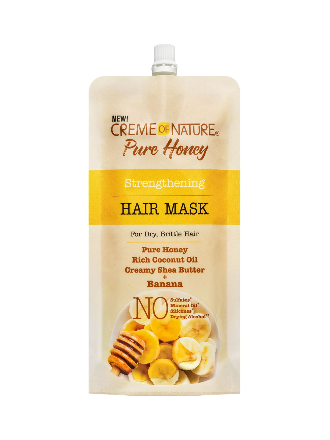 Creme of Nature Pure Honey and Banana Strengthening Hair Mask 3.8oz