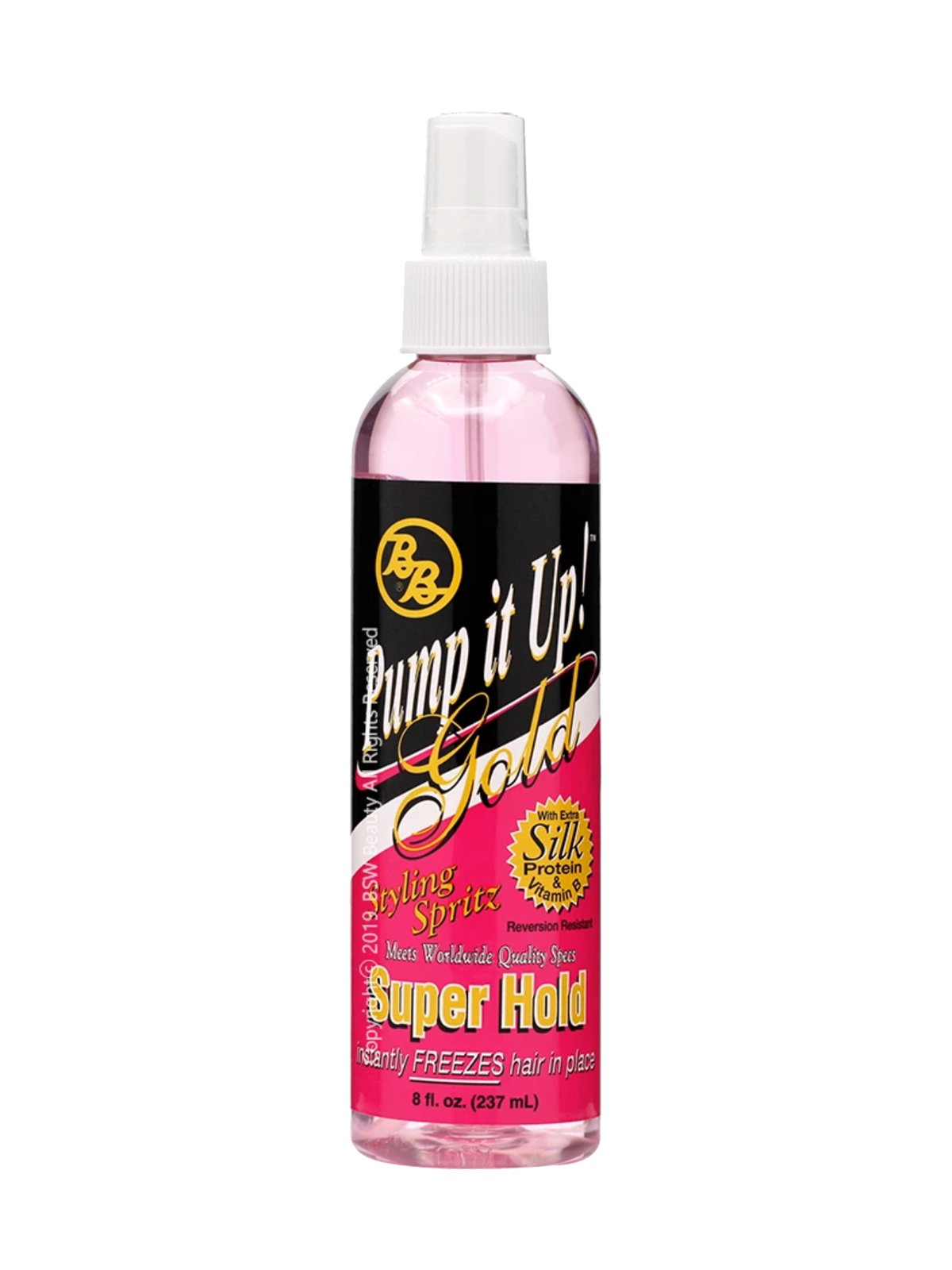BB Pump It Up Styling Spritz Gold Super Hold 8oz