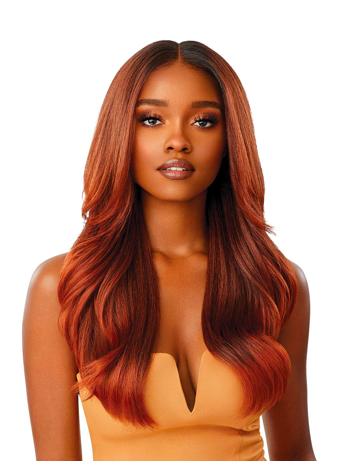 Outre Synthetic Melted Hairline HD Lace Front Wig Kamiyah