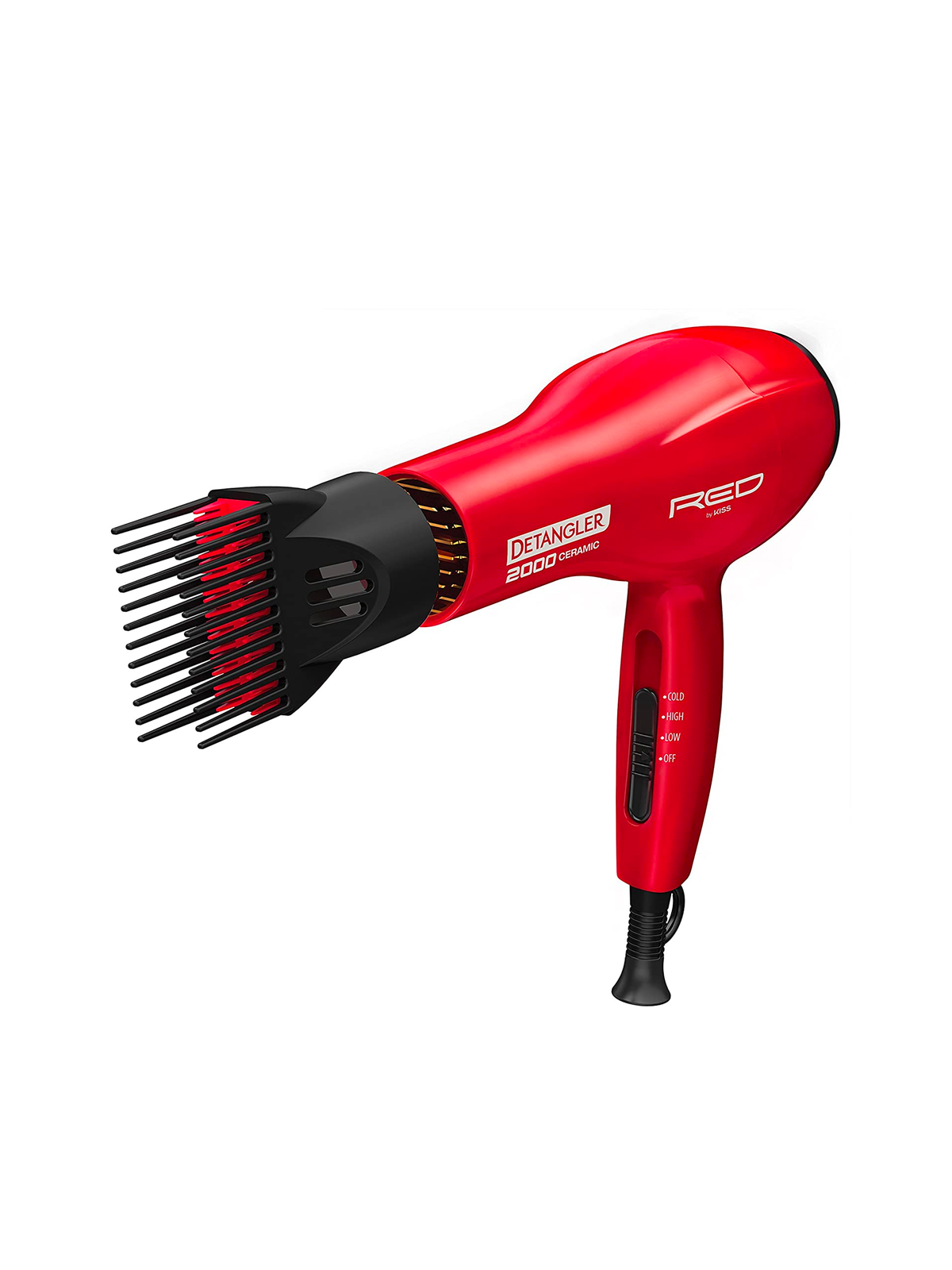 Red by Kiss Detangler 2000 Ceramic Ionic Blow Dryer BD10N Bellician