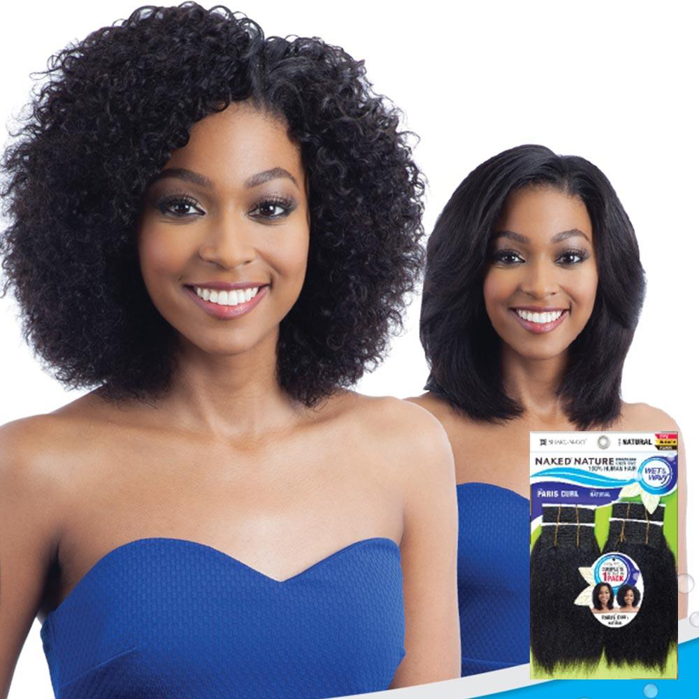 Shake-N-Go Naked Nature Wet & Wavy Weave - Paris Curl 4PCS