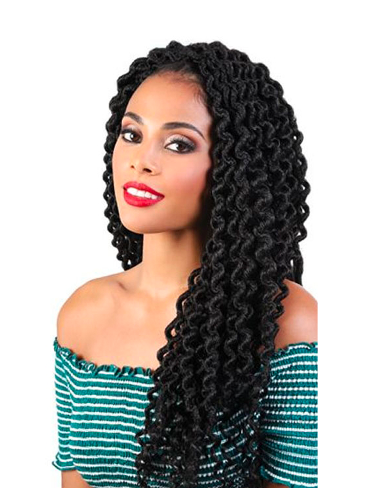 Motown Tress Crochet Braid - True 3X Curly Goddess Locs 24"