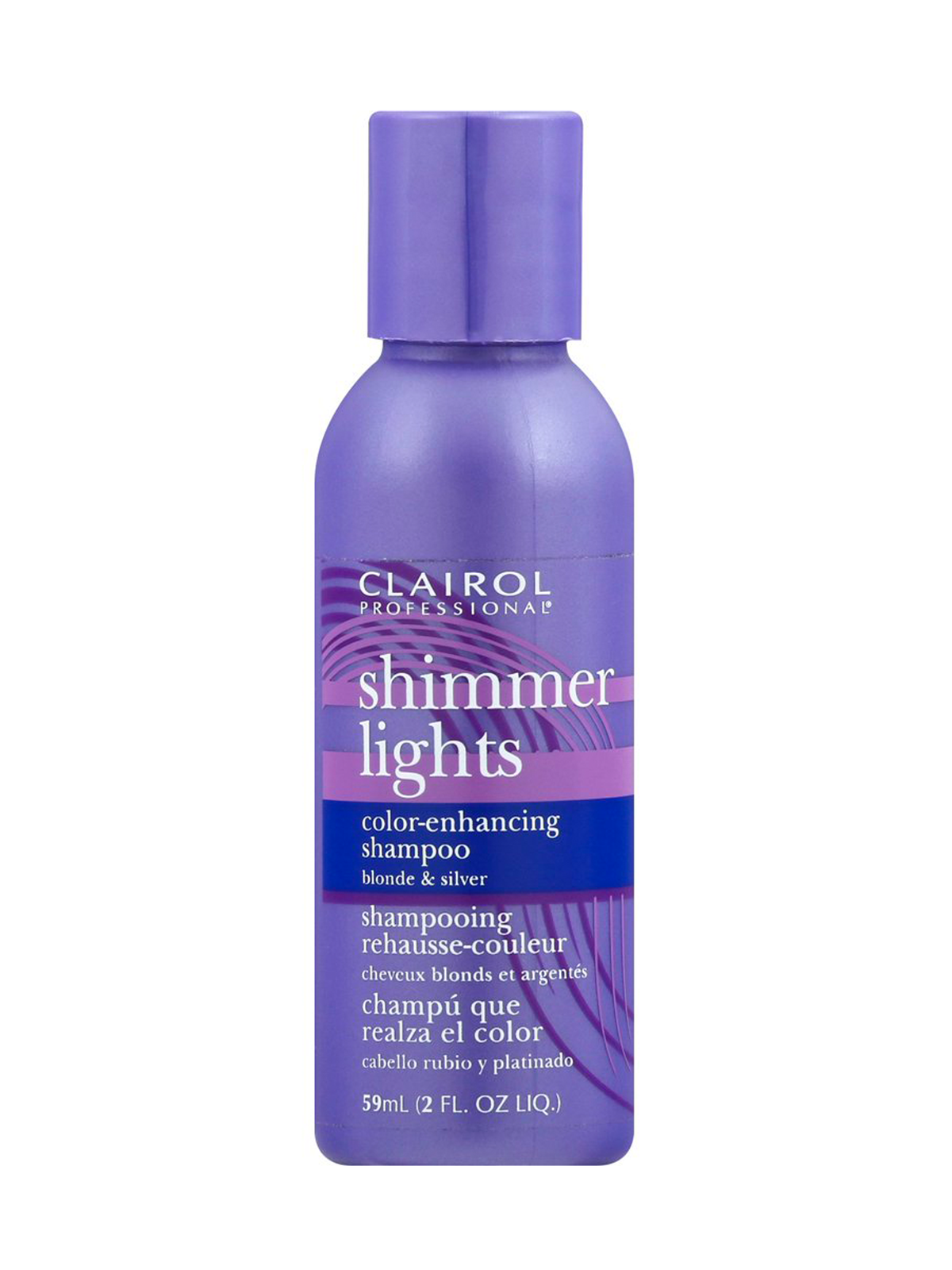 Clairol Shimmer Lights Shampoo Blonde & Silver Hair 2oz