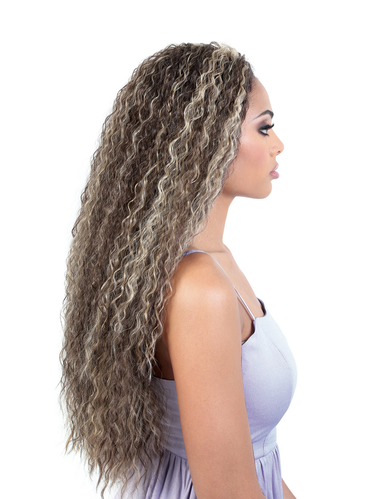 Motown Tress Quick-N-Easy Synthetic Half Wig QE. Kamil