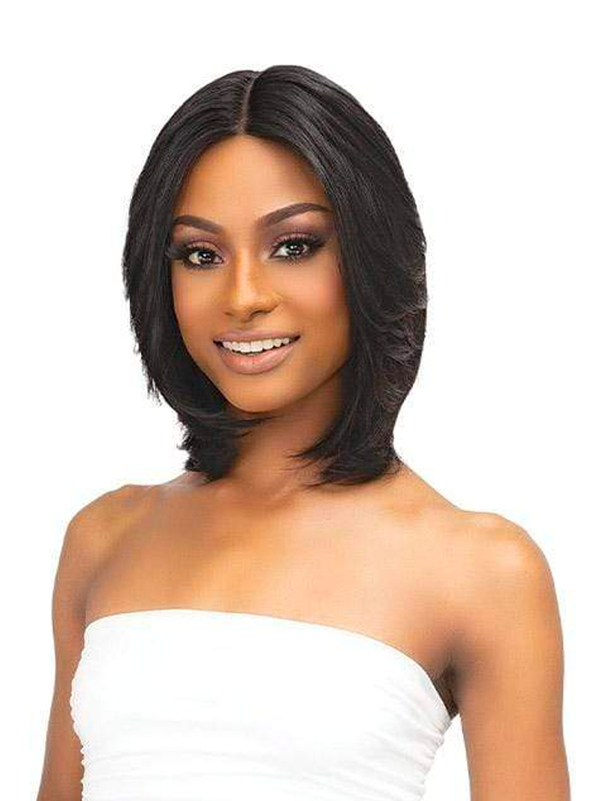 Janet Collection Luscious Wet And Wavy 100 Natural Virgin Remy Indian Hair Part Wig Khloe Bellician