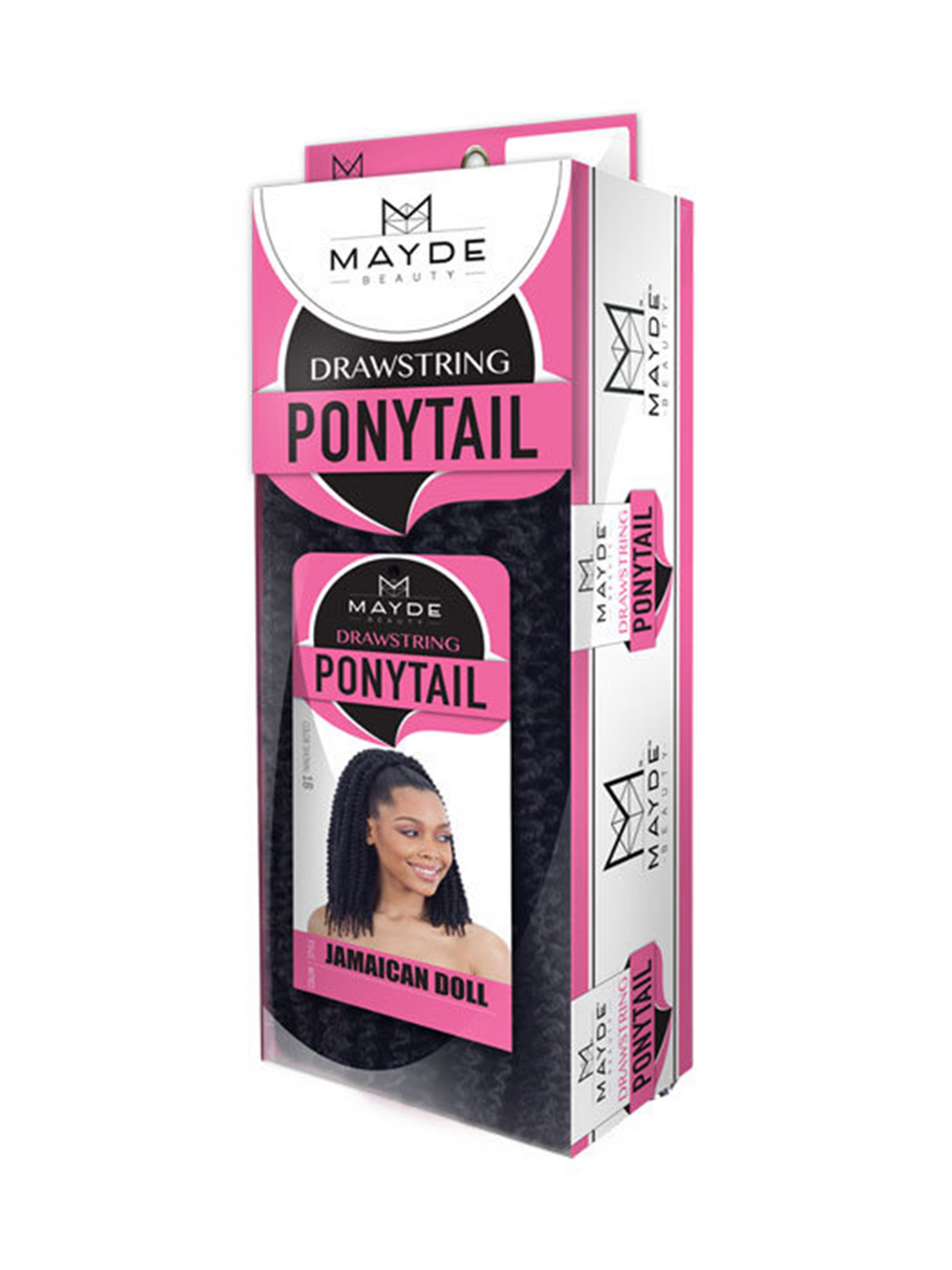 Mayde Beauty Synthetic Drawstring Ponytail - Jamaican Doll