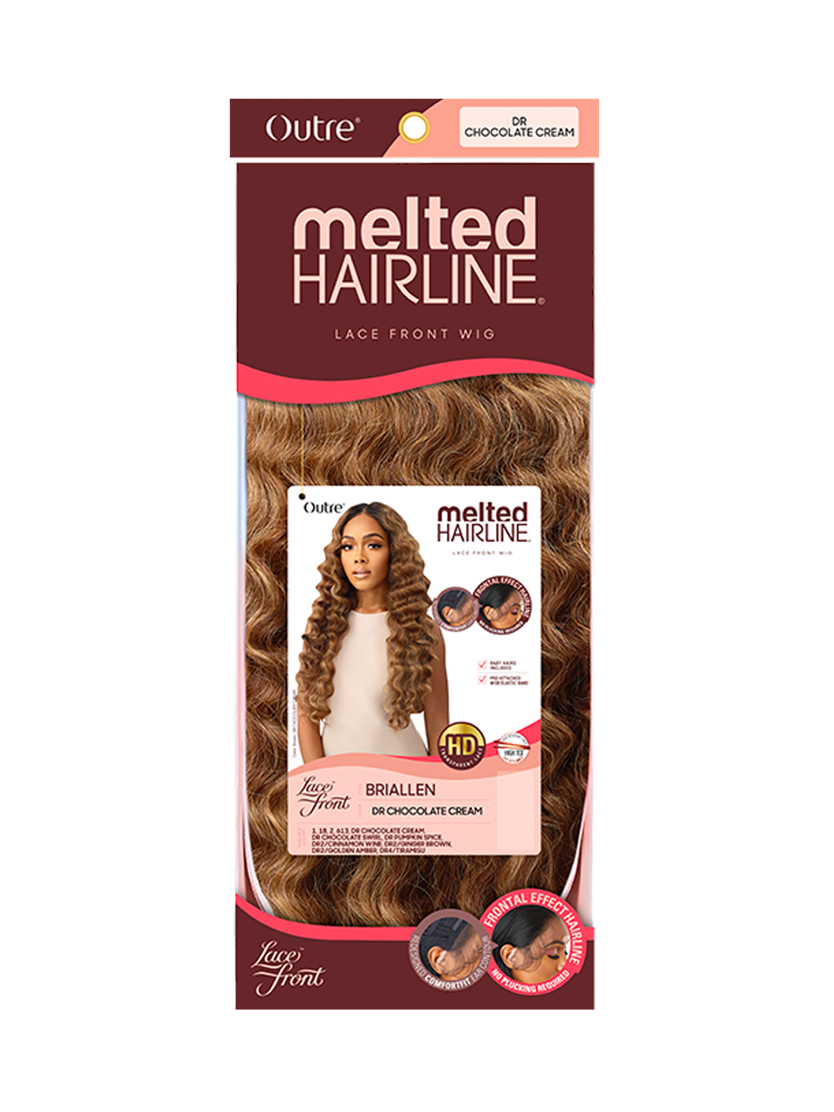 Outre Synthetic Melted Hairline HD Lace Front Wig Briallen