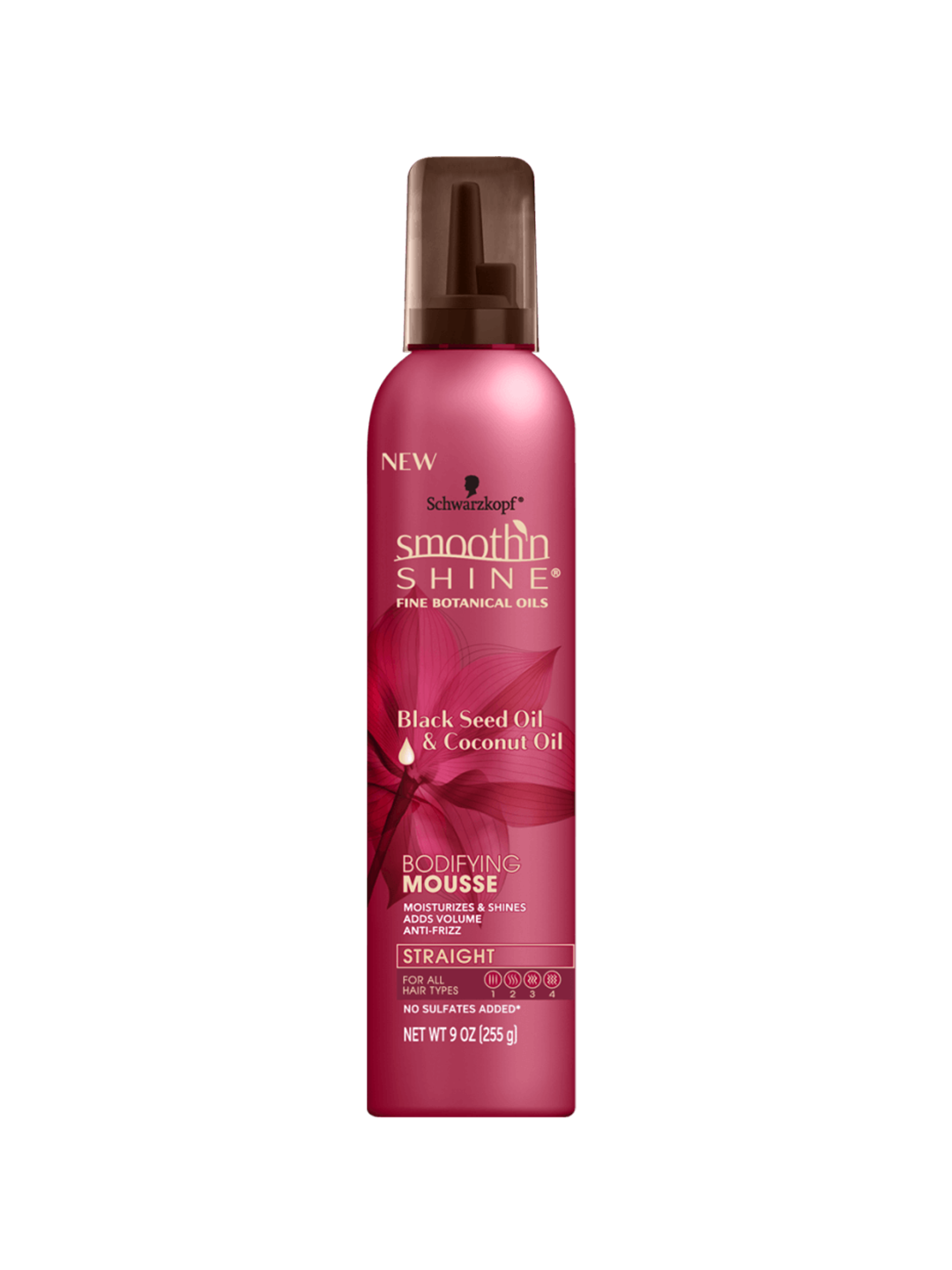 Smooth 'n Shine Straight Bodifying Mousse 9oz