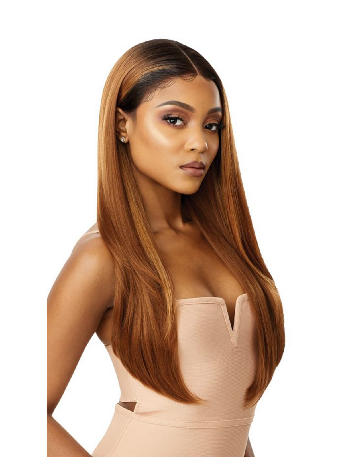 Outre Synthetic Melted Hairline HD Lace Front Wig - AALIYAH