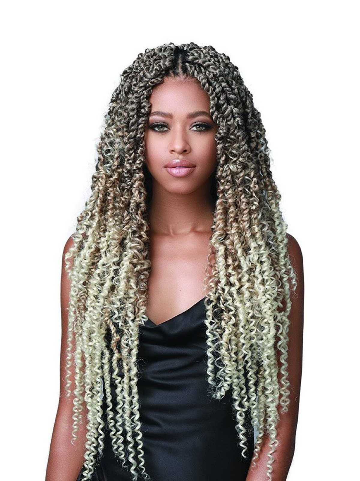 Bobbi Boss Synthetic Crochet Braid 3X Passion Twist Boho Style 18"