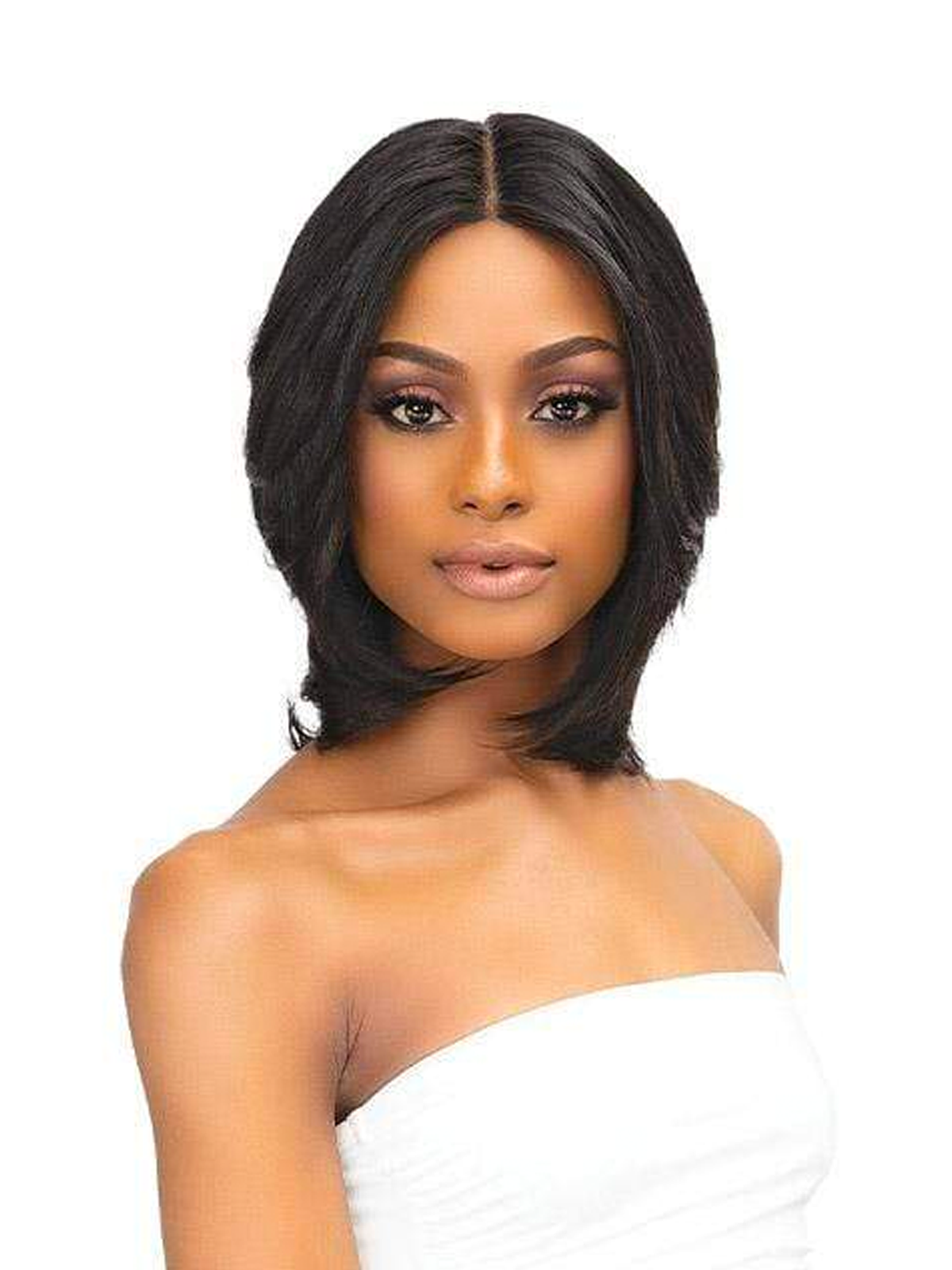 Janet Collection Luscious Wet & Wavy 100% Natural Virgin Remy Indian Hair Part Wig Khloe