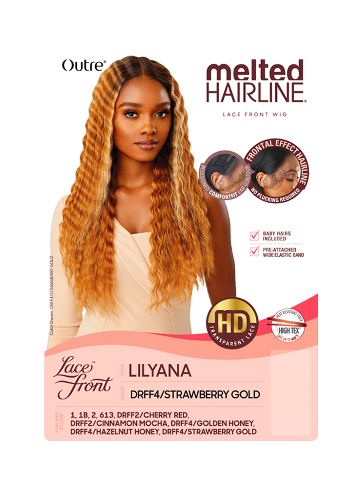 Outre Melted Hairline HD Lace Front Wig Lilyana