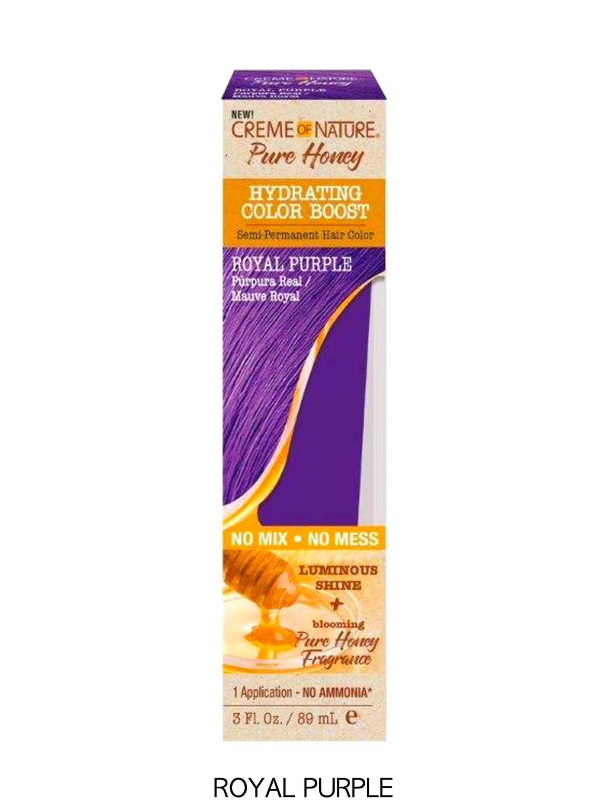 Creme of Nature Pure Honey Hydrating Color Boost Semi-Permanent Hair Color