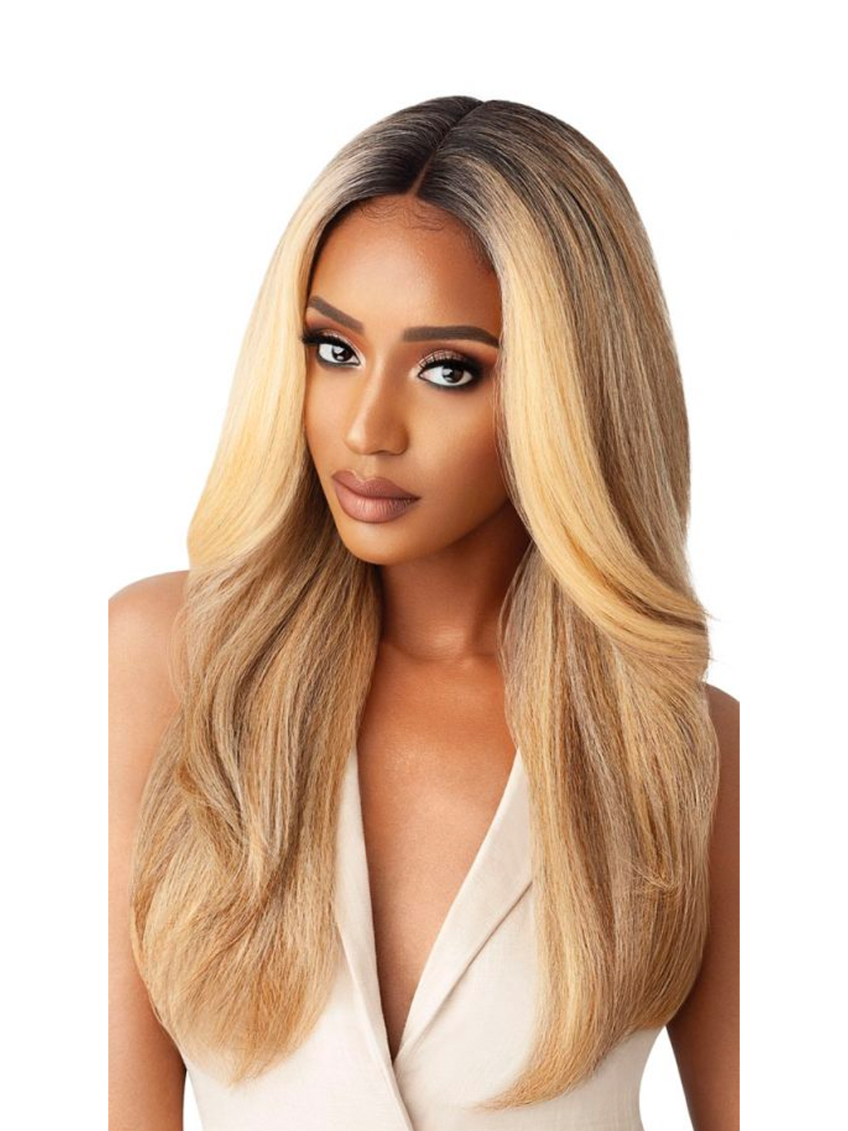 Outre Soft & Natural Synthetic Lace Front Wig Neesha 203
