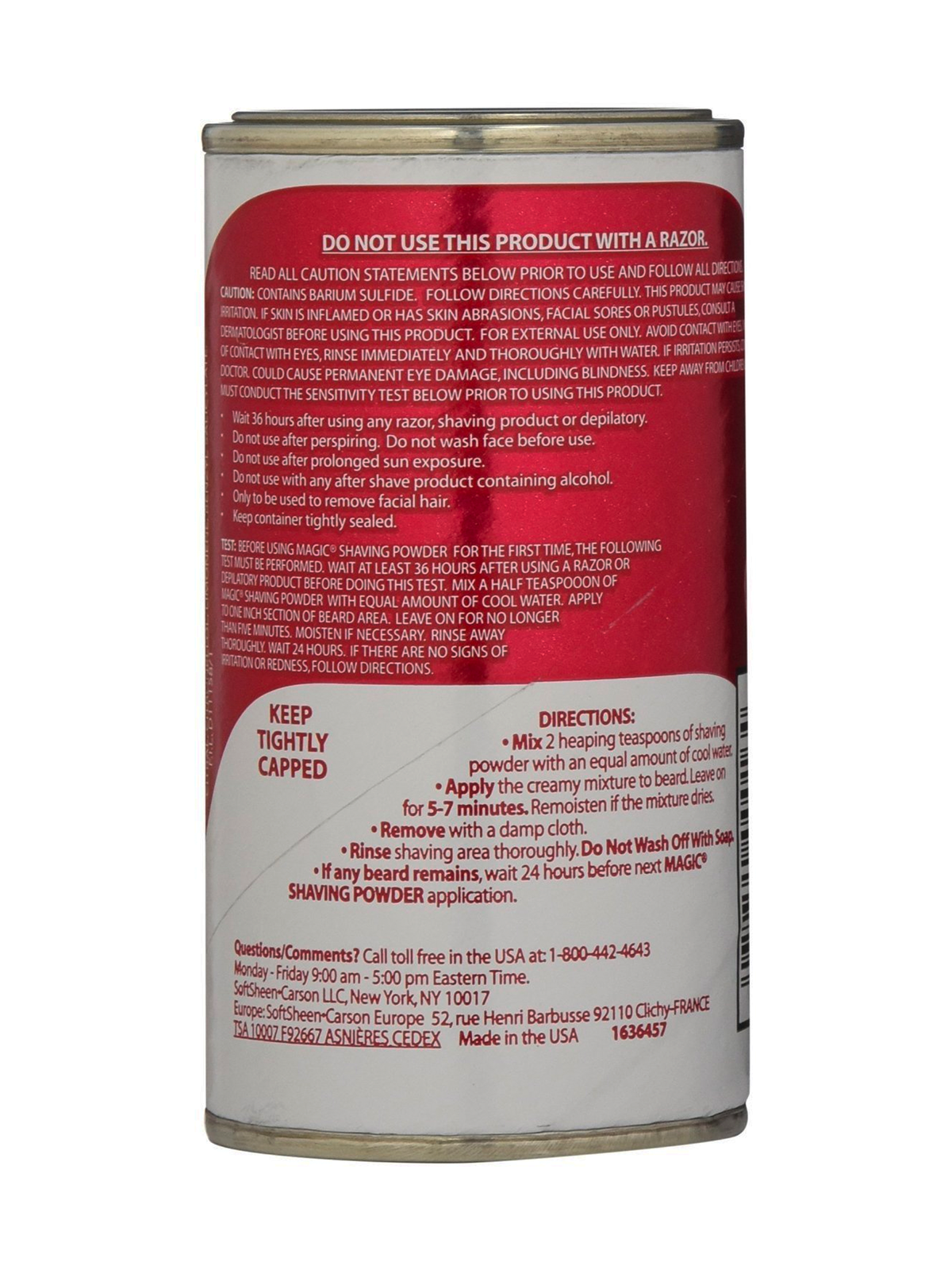 Magic Shaving Powder Red Extra Strength 5oz