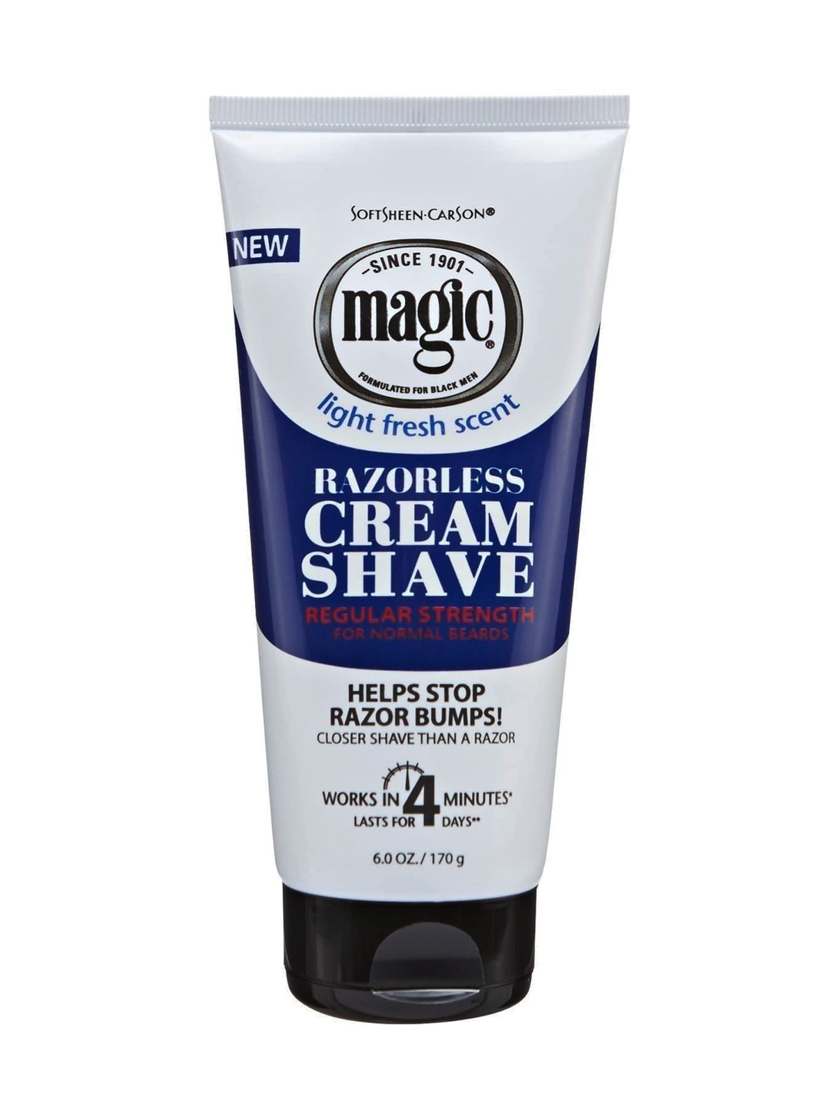 Magic Razorless Cream Shave Regular Strength 6oz