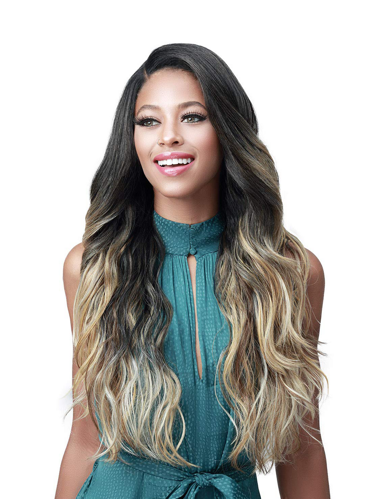 Bobbi Boss Synthetic 13X7 HD Lace Frontal Wig MLF477 Ricarda