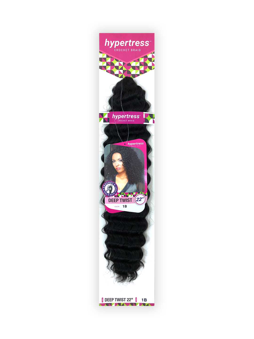 Hypertress Crochet Braid - Deep Twist 22"