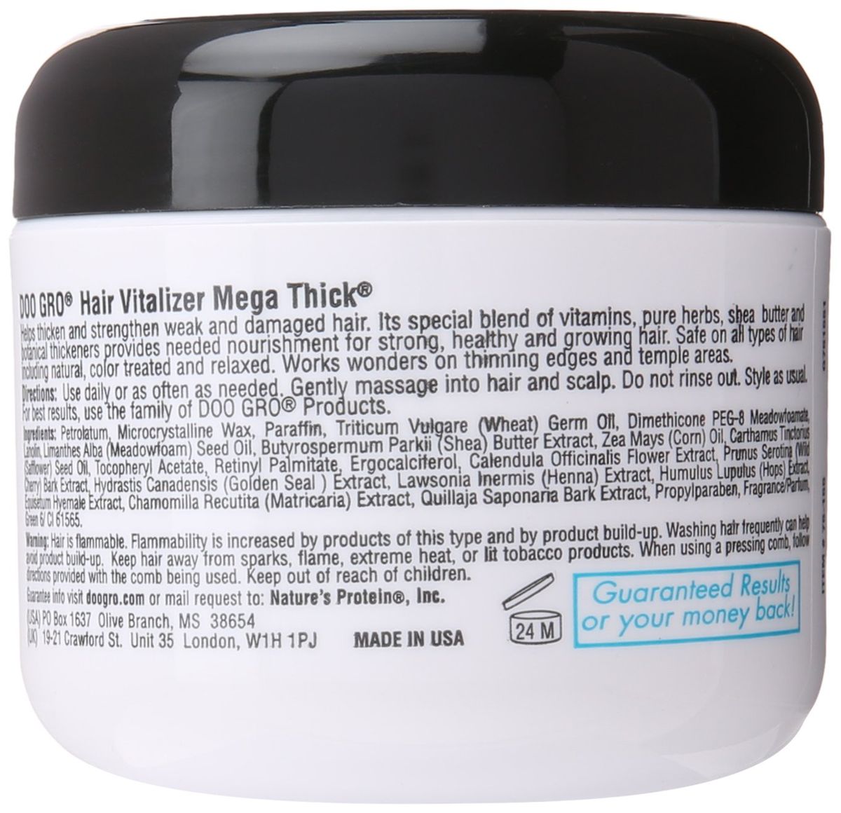 Doo Gro Medicated Hair Vitalizer Mega Thick 4oz