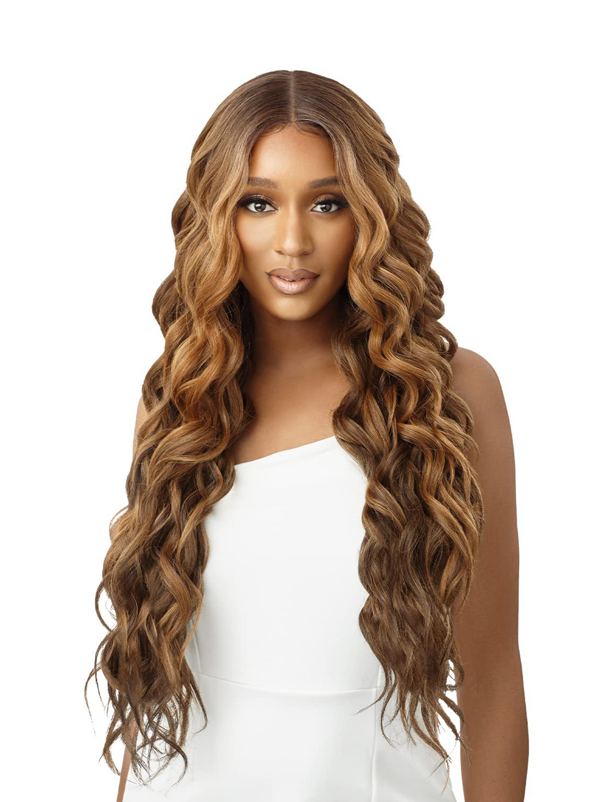 Outre Synthetic Hair Sleeklay Part HD Lace Front Wig Adelaide