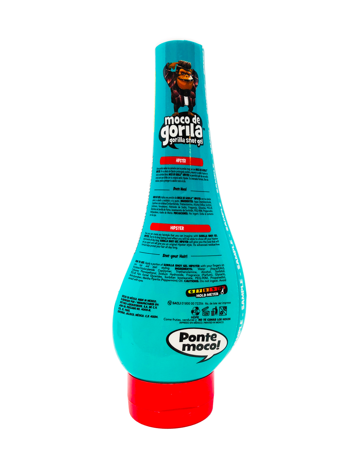 Moco de Gorila Snot Gel Hipster Blue Squeeze Bottle 11.9oz