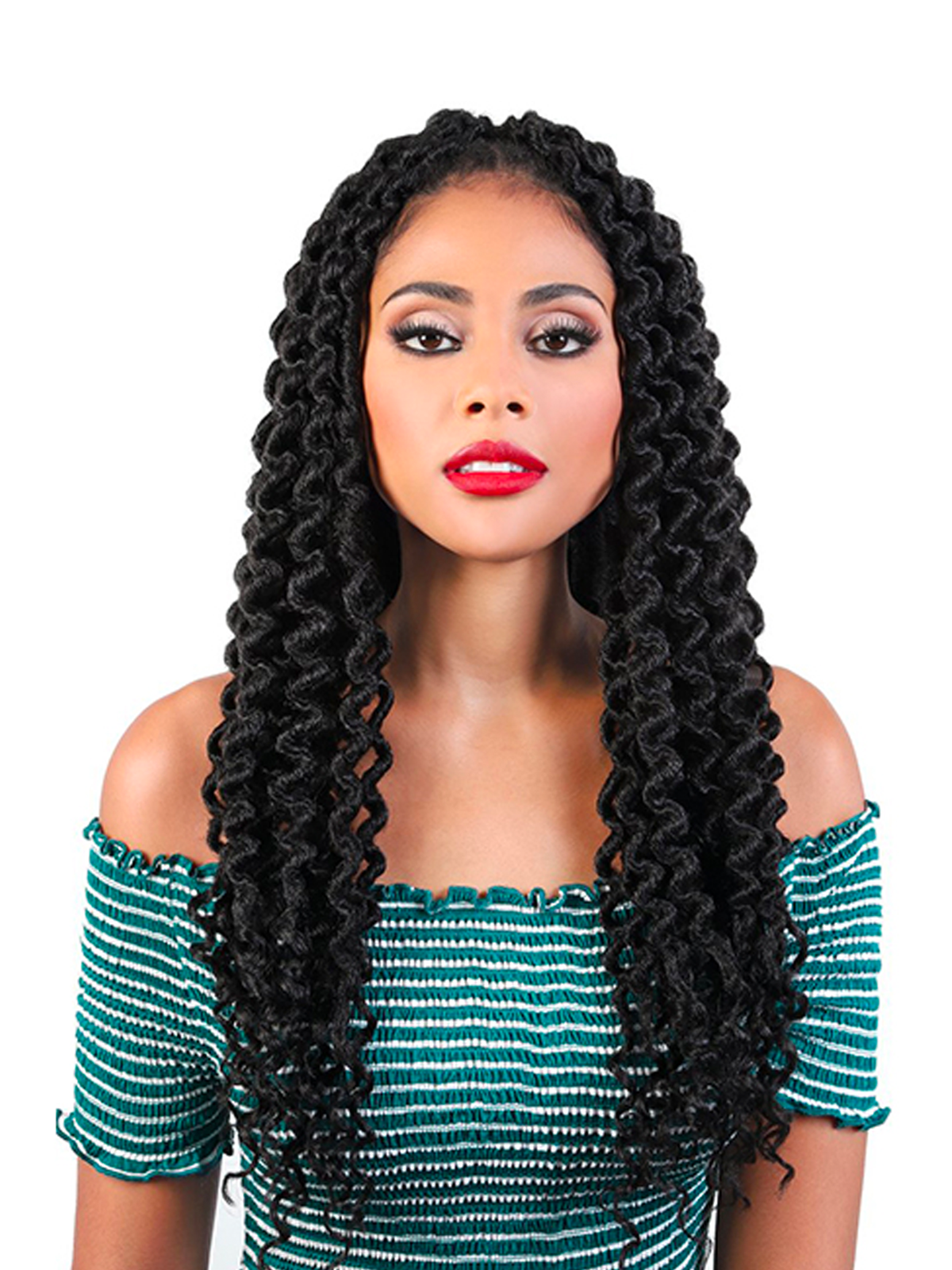 Motown Tress Crochet Braid - True 3X Curly Goddess Locs 24"
