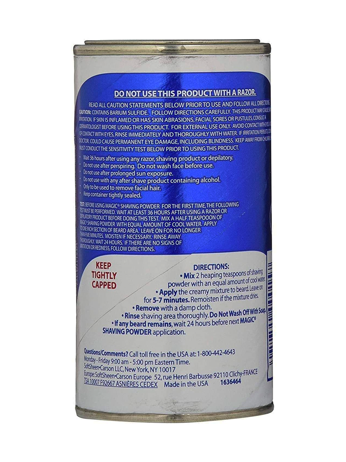 Magic Shaving Powder Blue Regular Strength 5oz