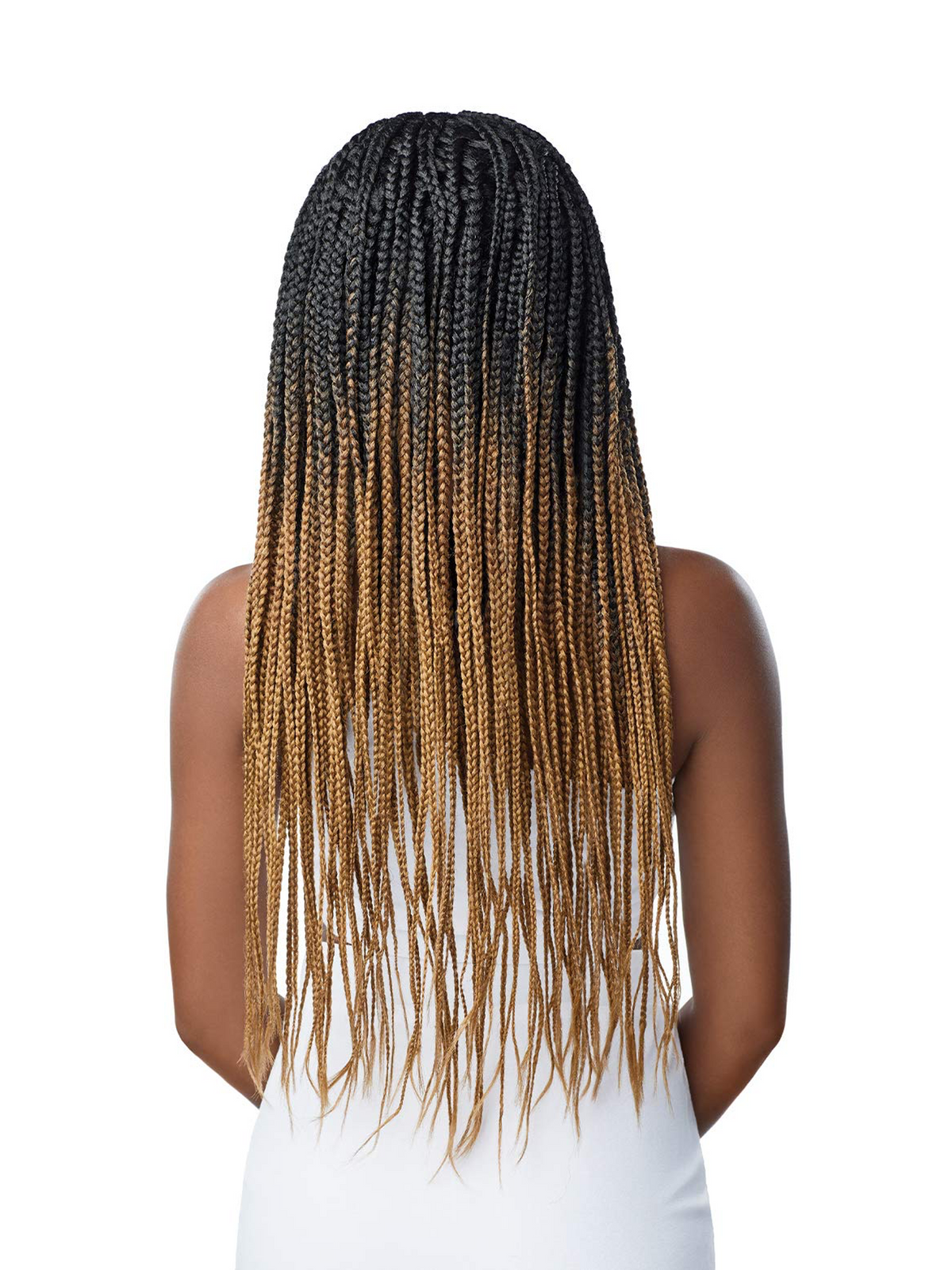 Outre 13x4 Synthetic HD Pre-Braided Lace Front Wig KNOTLESS TRIANGLE PART BRAIDS