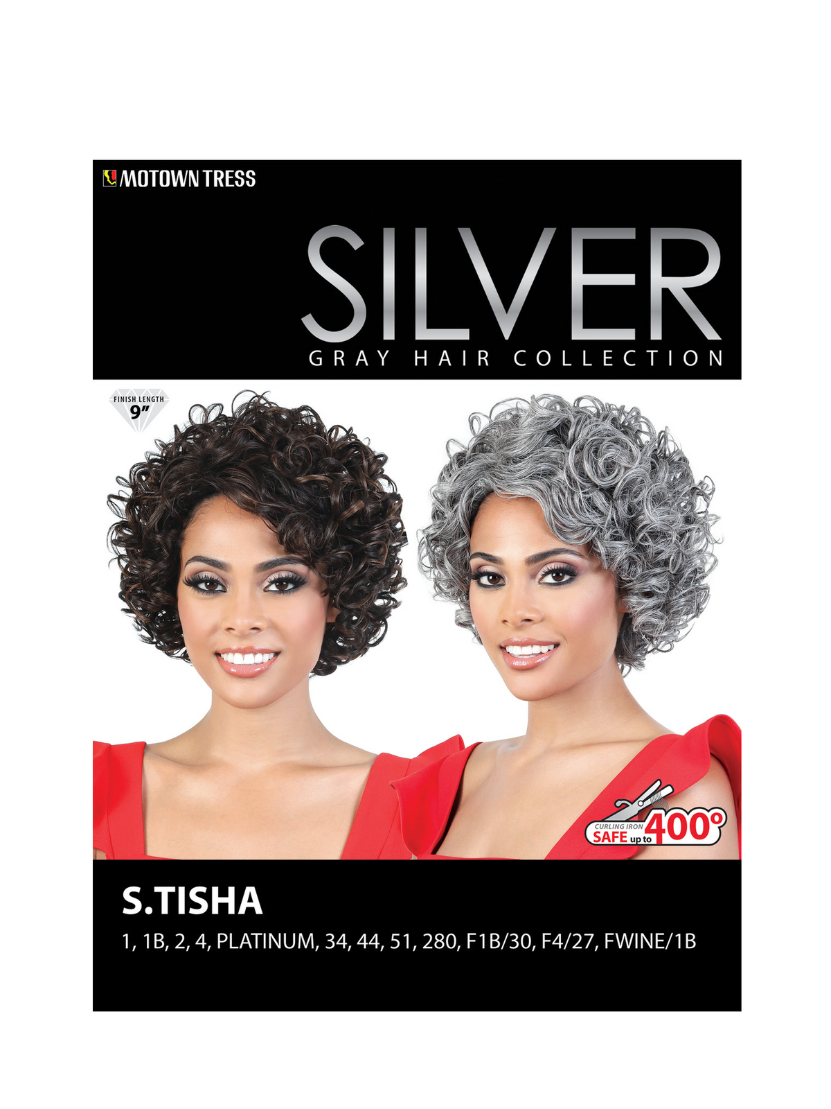 Motown Tress Silver Gray Hair Collection Synthetic Wig – S.Tisha