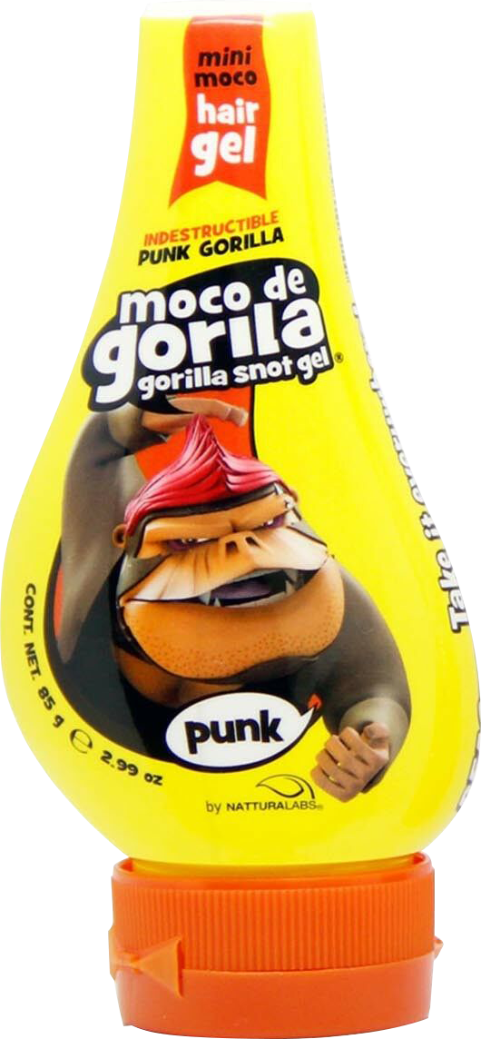 Moco de Gorila Snot Gel Punk Yellow Squeeze Bottle 2.99oz