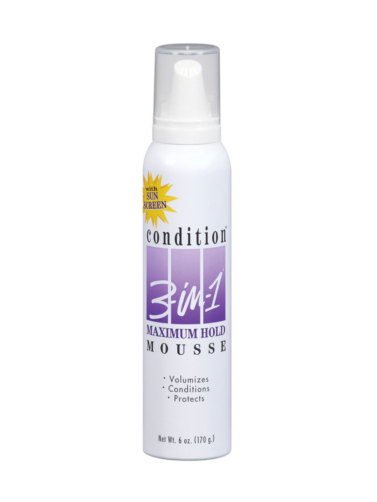 Condition 3-In-1 Mousse Maximum Hold 6oz