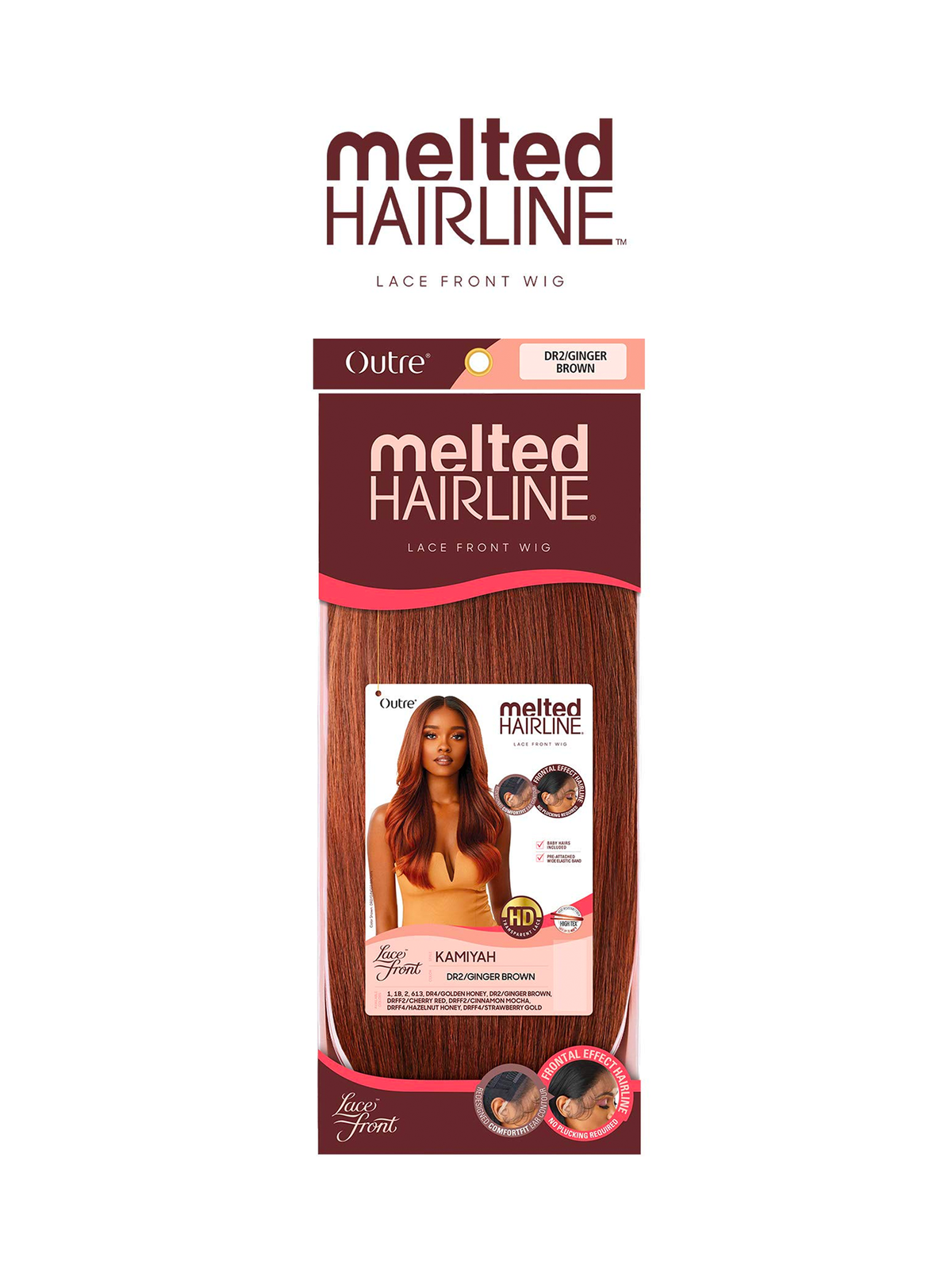 Outre Synthetic Melted Hairline HD Lace Front Wig Kamiyah