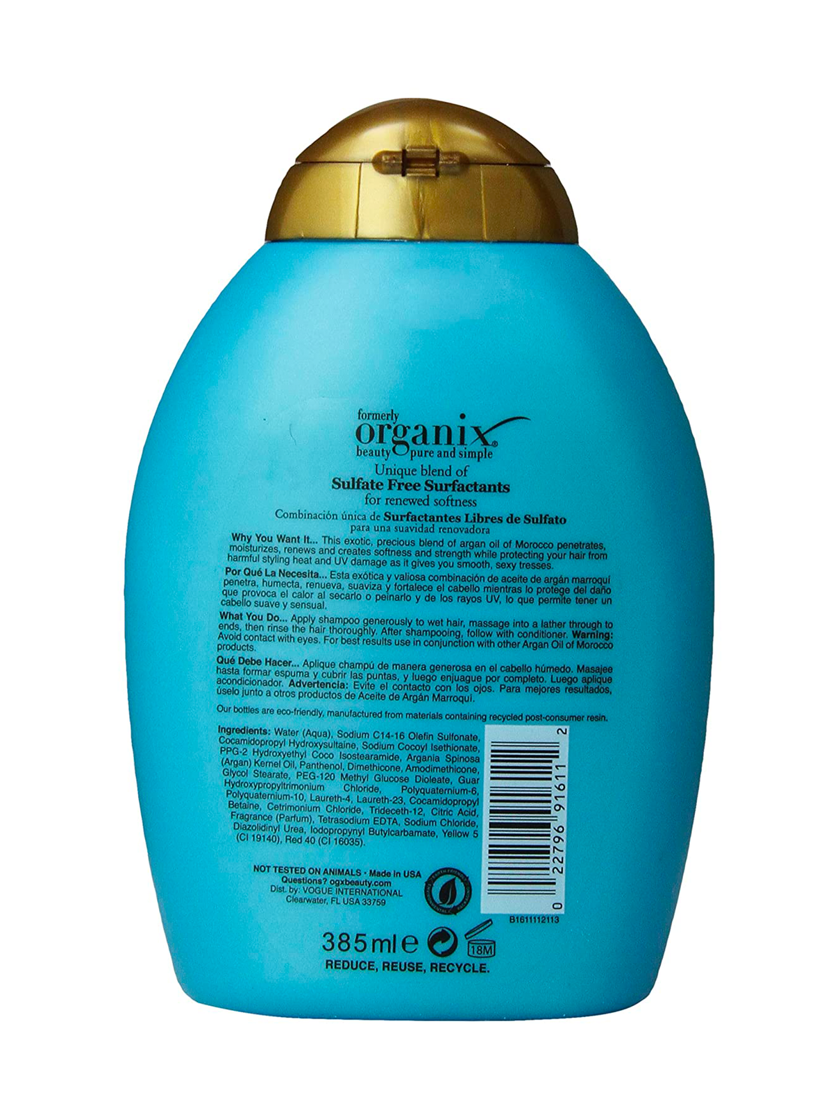 OGX Argan Oil Of Morocco Shampoo 13oz