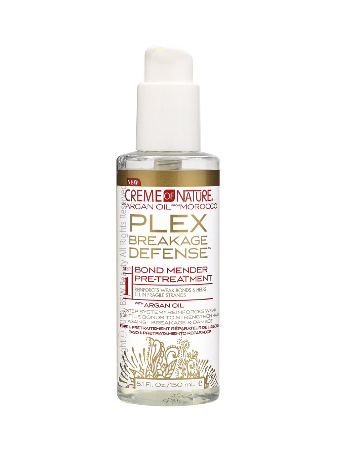 Creme of Nature Argan Plex Breakage Defense Bond Mender Pre-Treatment 5.1oz