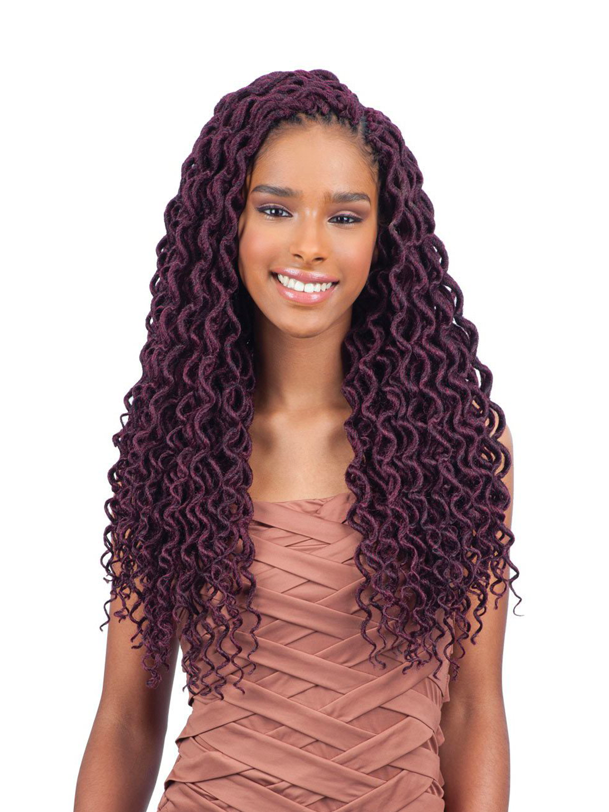 Shake-N-Go Freetress Crochet Braid - 2X Soft Faux Loc Curly 18"