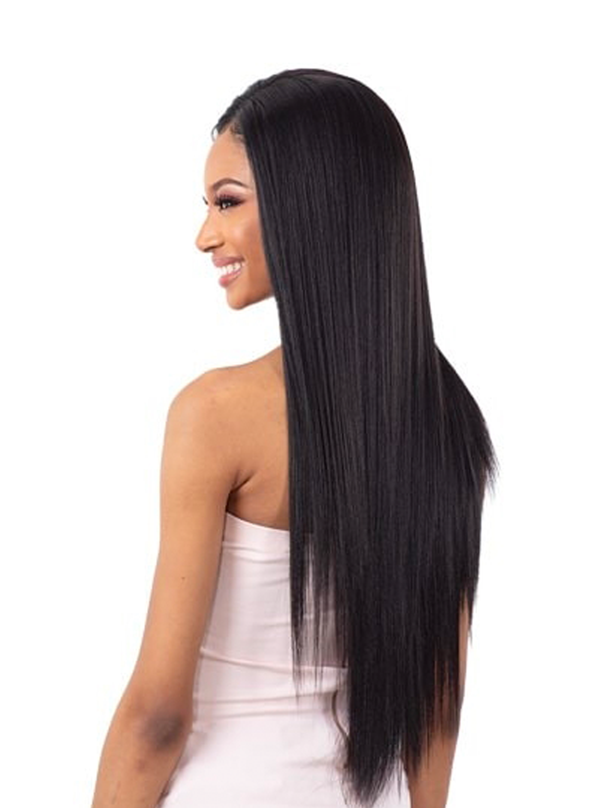 Shake-N-Go Organique Synthetic Lace Front Wig Light Yaky Straight 30 -  Bellician
