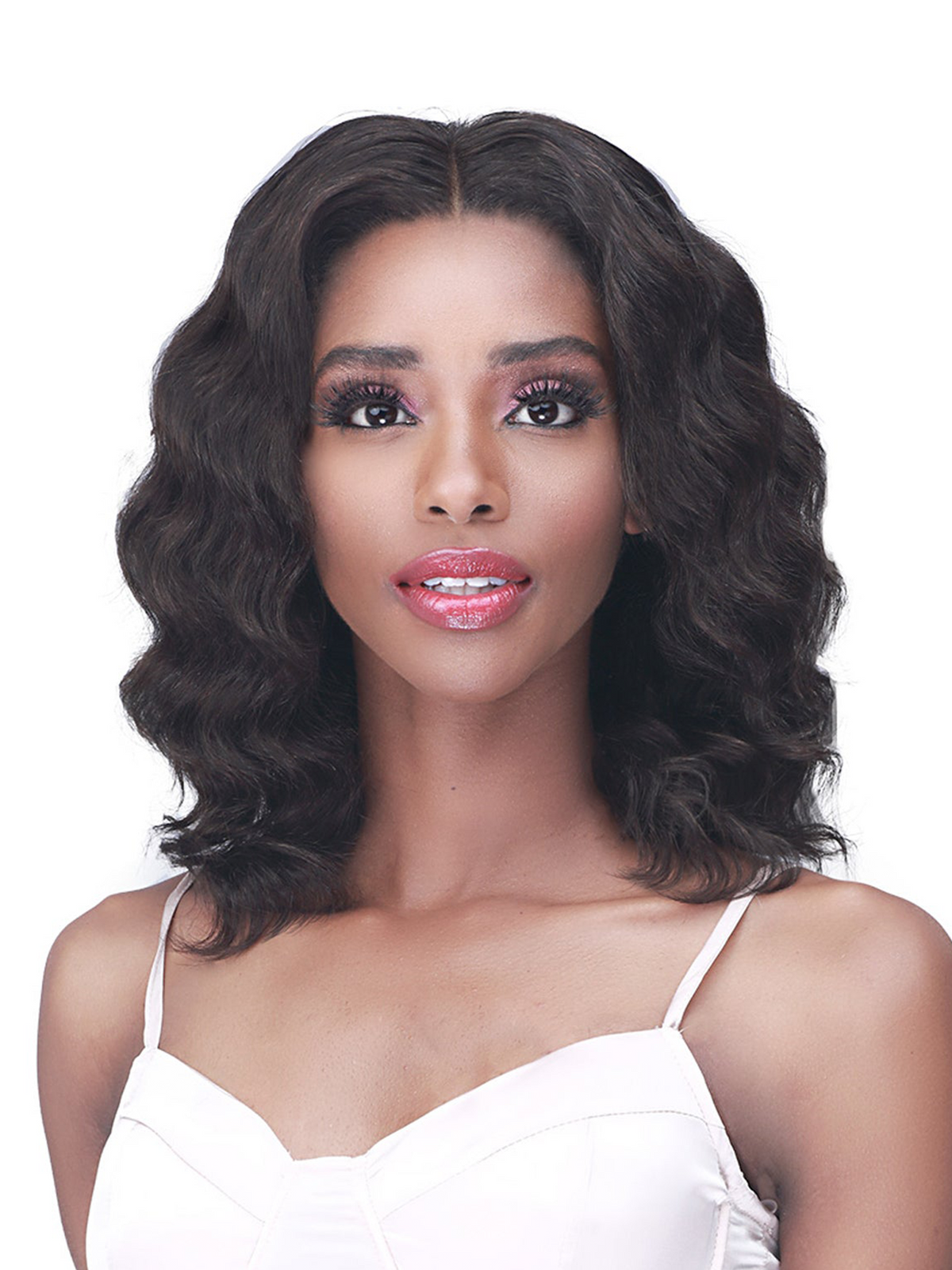 Bobbi Boss 100% Unprocessed Human Hair 13X4 HD Lace Frontal Wig MHLF536 Valerie