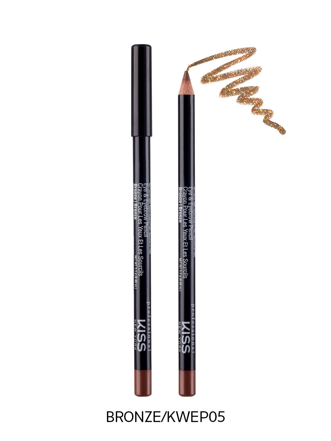 Kiss Professional Wooden Pencil Eyeliner